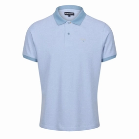 Barbour Sports Polo Chambray mens t-shirts outlet