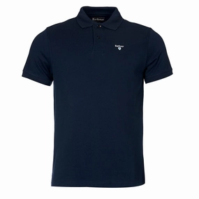 Barbour Sports Polo Navy mens t-shirts outlet