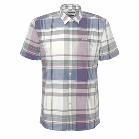 Barbour Swinton Regular Shirt Ecru mens tank tops best deals
