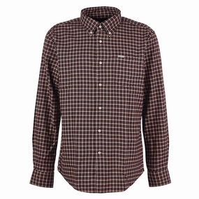 Barbour Tanlaw Regular Shirt Rustic mens tank tops best deals