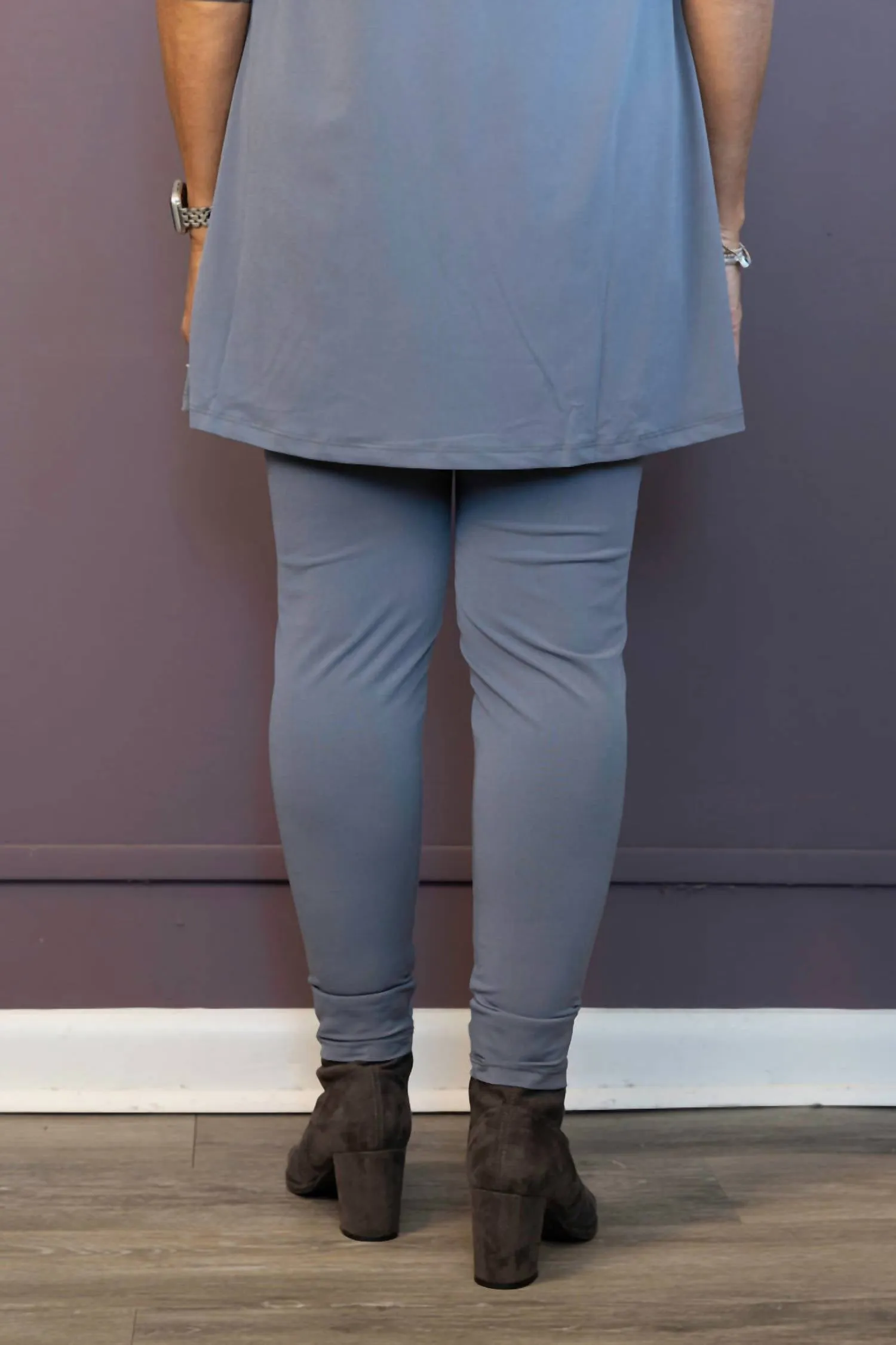 Basics Leggings - Plus Size In Grey