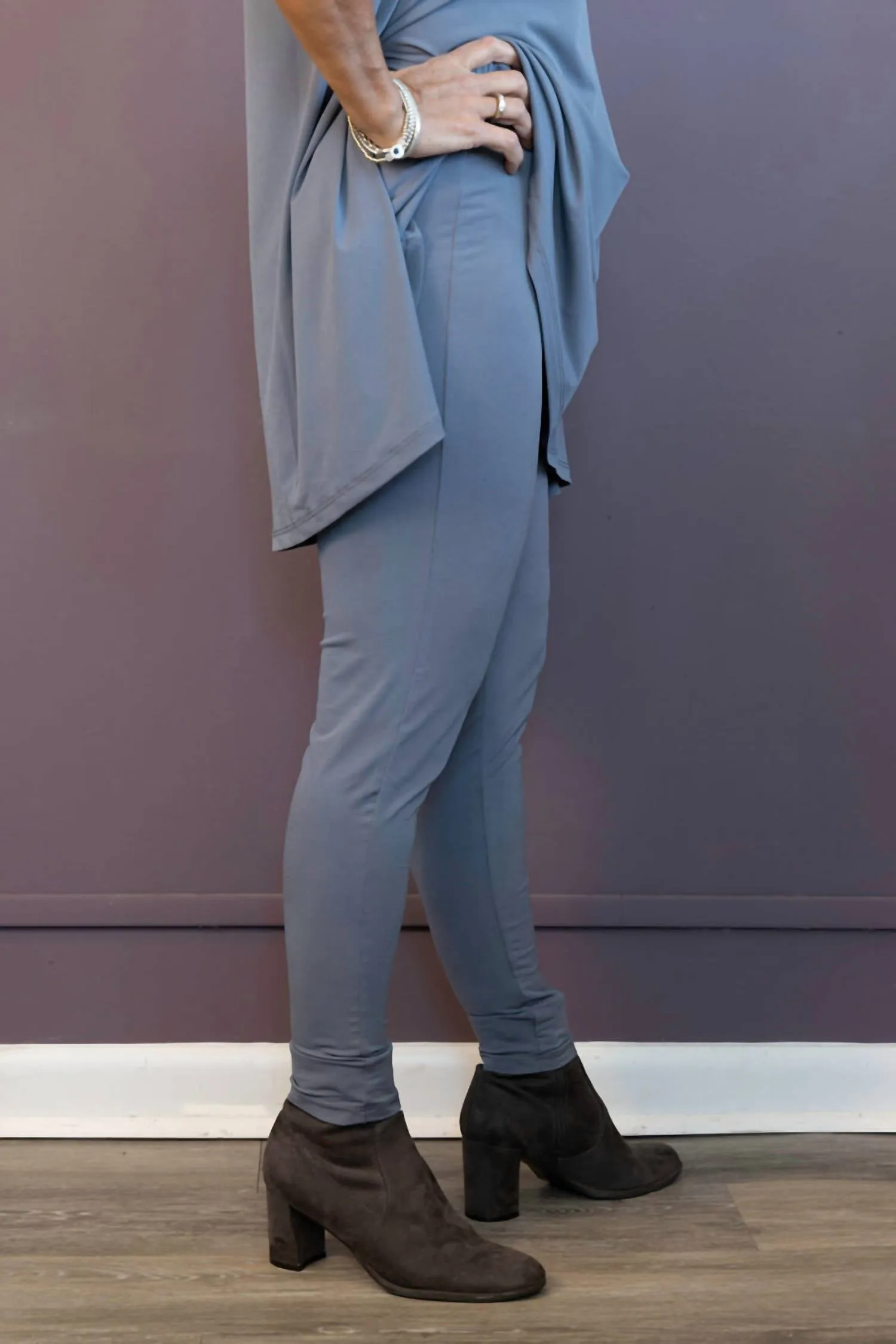 Basics Leggings - Plus Size In Grey