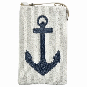 Beaded Club Bag - Anchor White summer dresses best deals