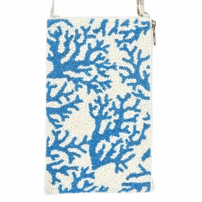 Beaded Club Bag - Blue Coral summer dresses best deals