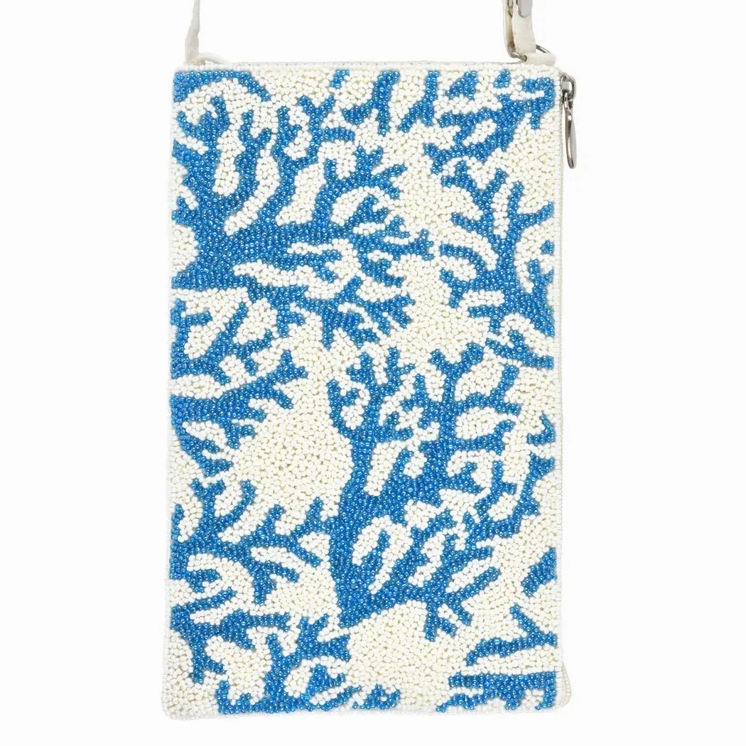 Beaded Club Bag - Blue Coral summer dresses best deals