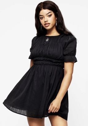 Bedelia Cotton Mini Dress Dresses Womens - summer dresses discount