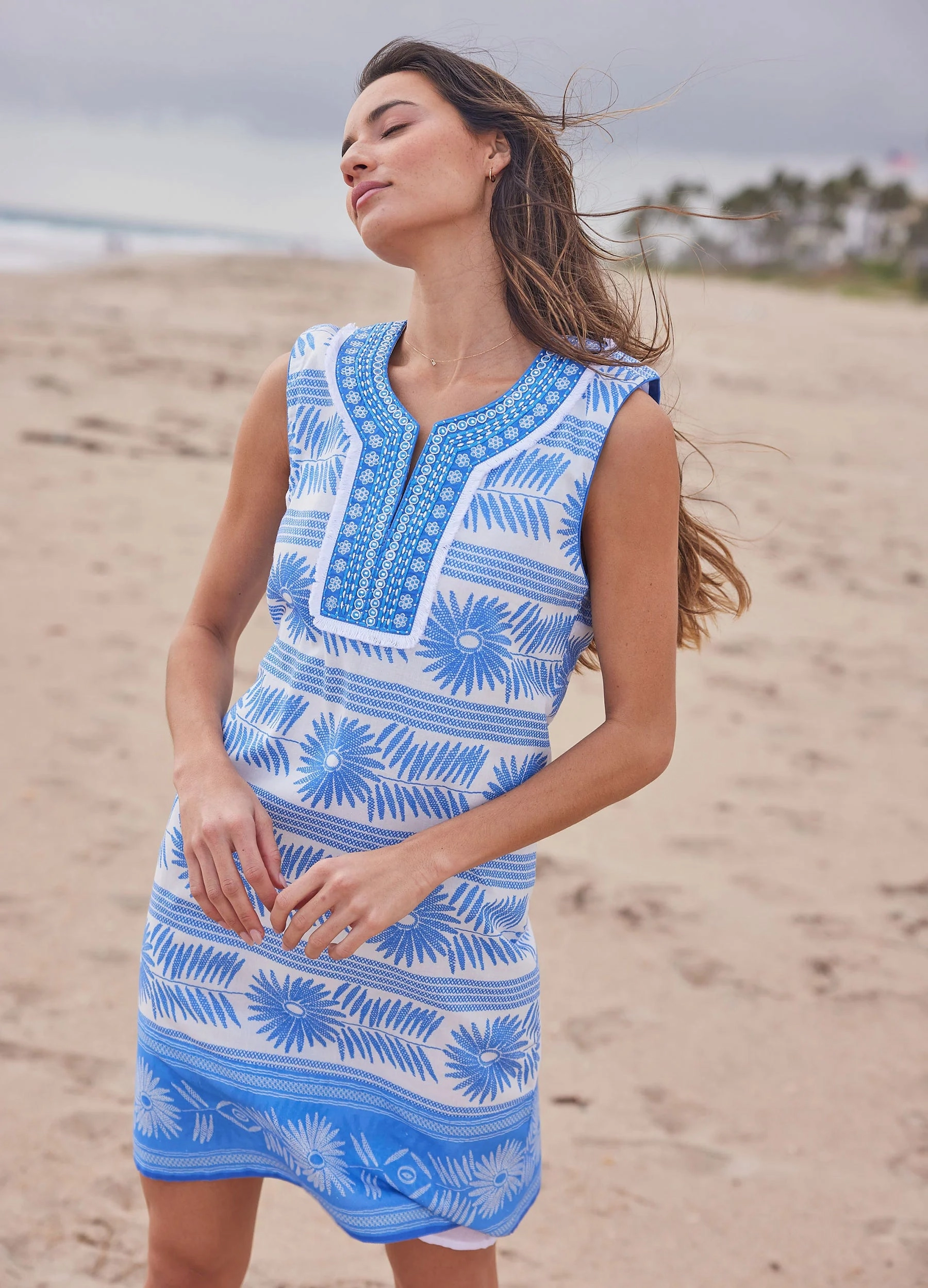 Bella Tu Amalfi Dress - Blue summer dresses best deals