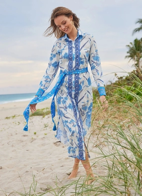 Bella Tu Milos Maxi Dress - Blue summer dresses best deals