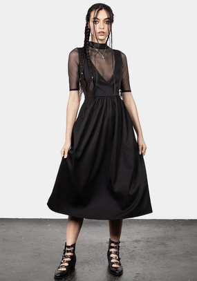 Belladonna Wrap Suspender Midi Dress Dresses Womens - beach dresses cheap