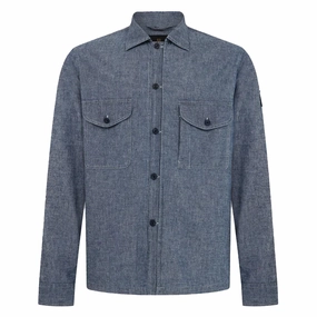 Belstaff CS60 Overshirt Chambray mens tank tops best deals