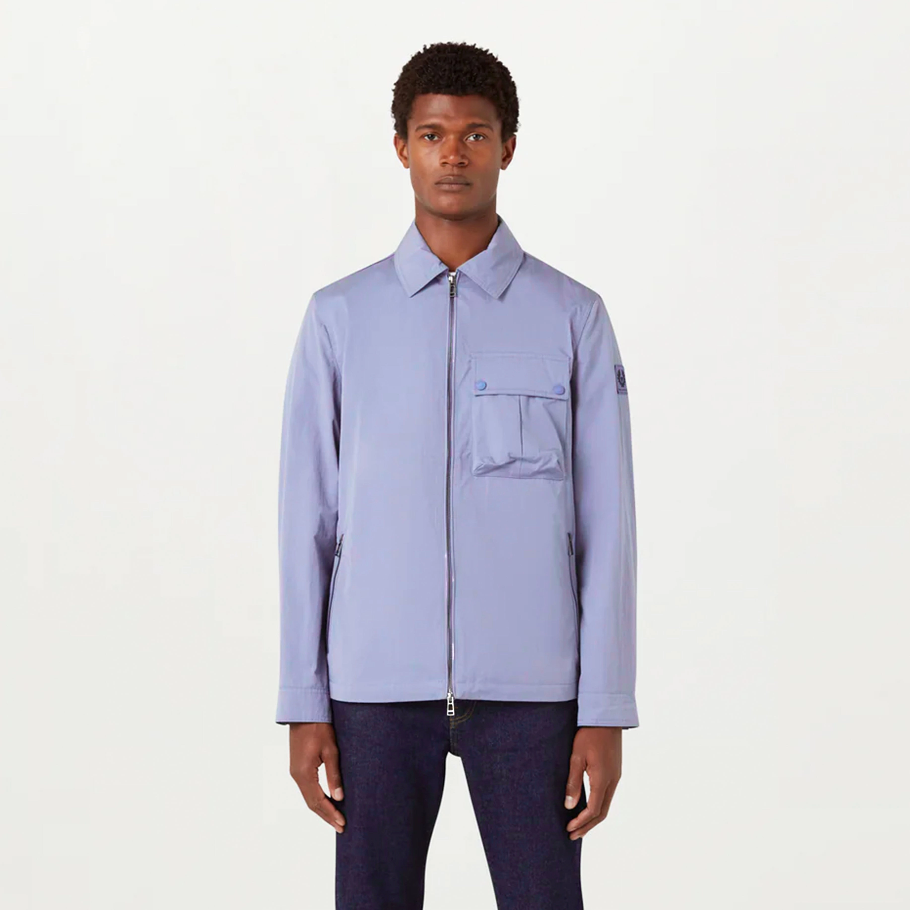 Belstaff Drome Overshirt Pale Heather