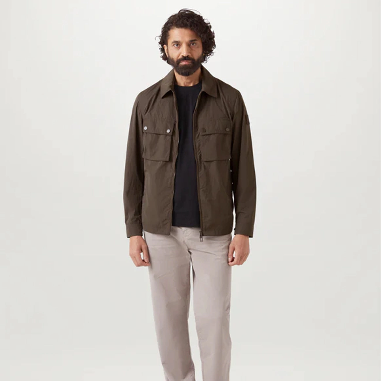 Belstaff Tourer Overshirt Army Olive