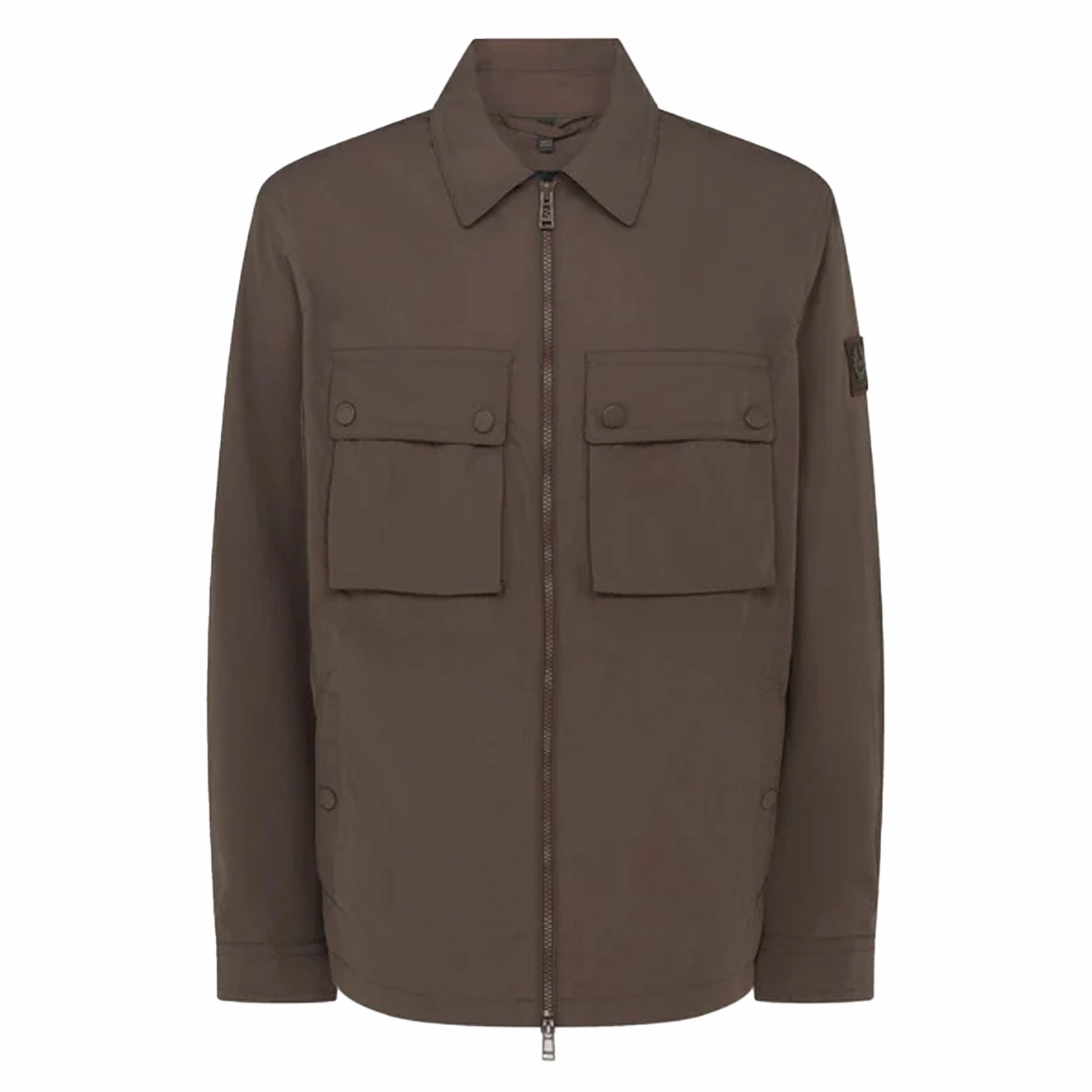 Belstaff Tourer Overshirt Army Olive mens tank tops best deals