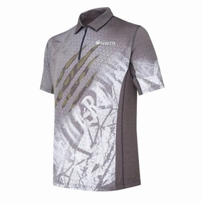 Beretta Rush Scratch Polo Black & Green Stone mens t-shirts outlet