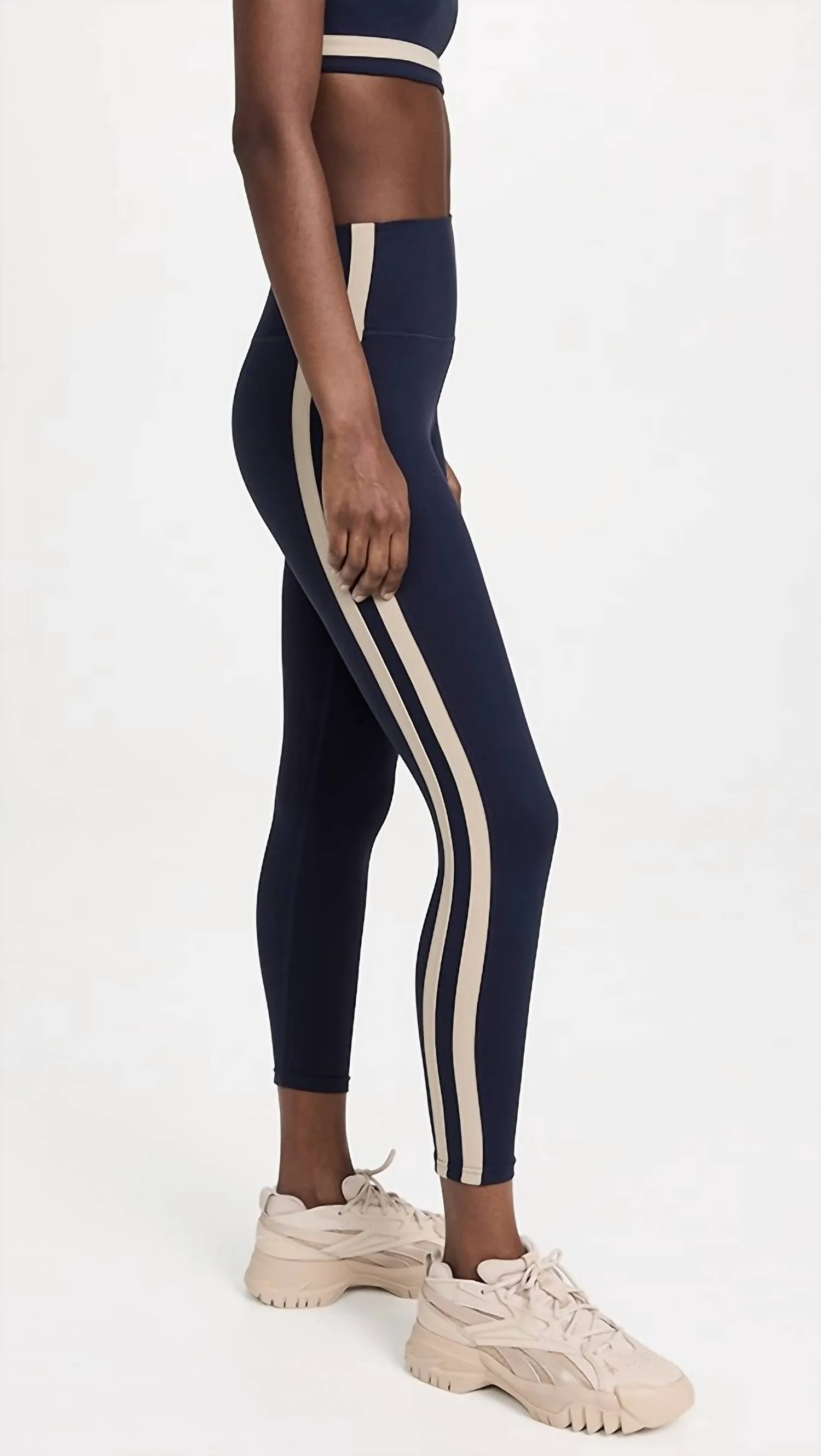 Bianca High Waist Rigor 7/8 Leggings In Indigo/khaki