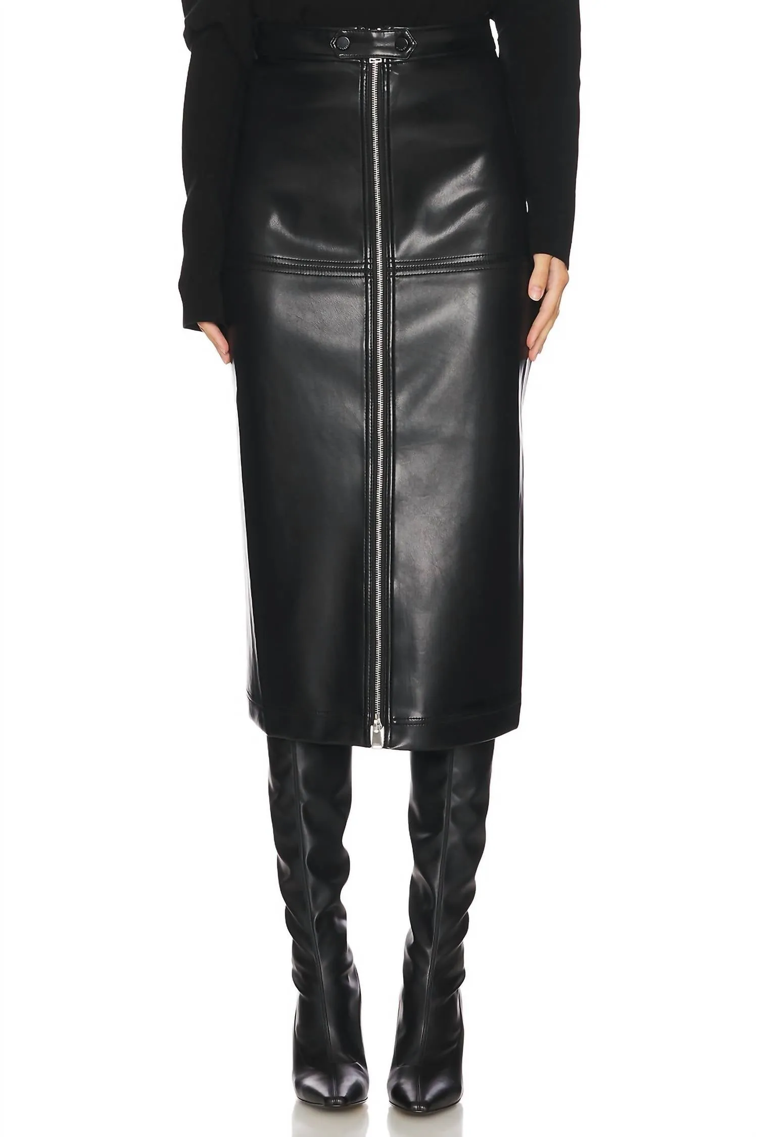 Bianca Midi Skirt In Black