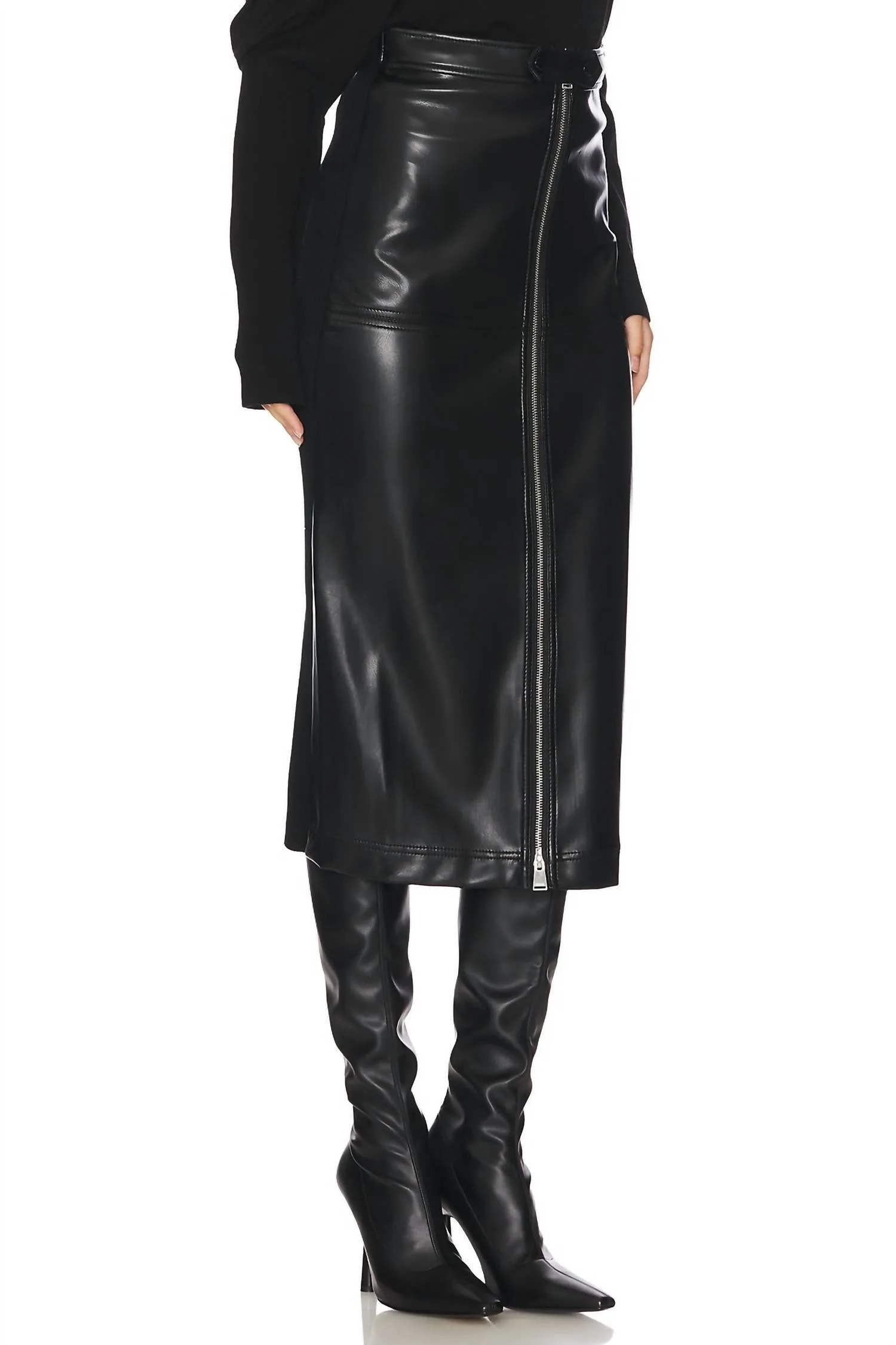 Bianca Midi Skirt In Black