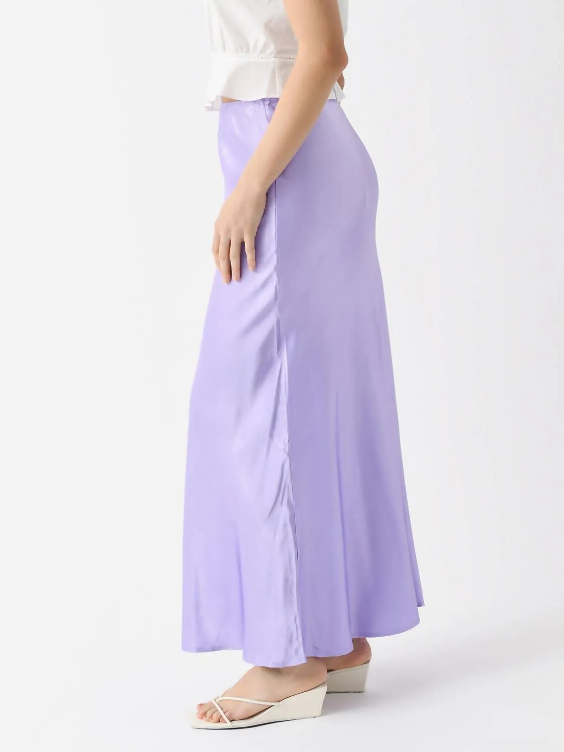 Bias Skirt In Tulip
