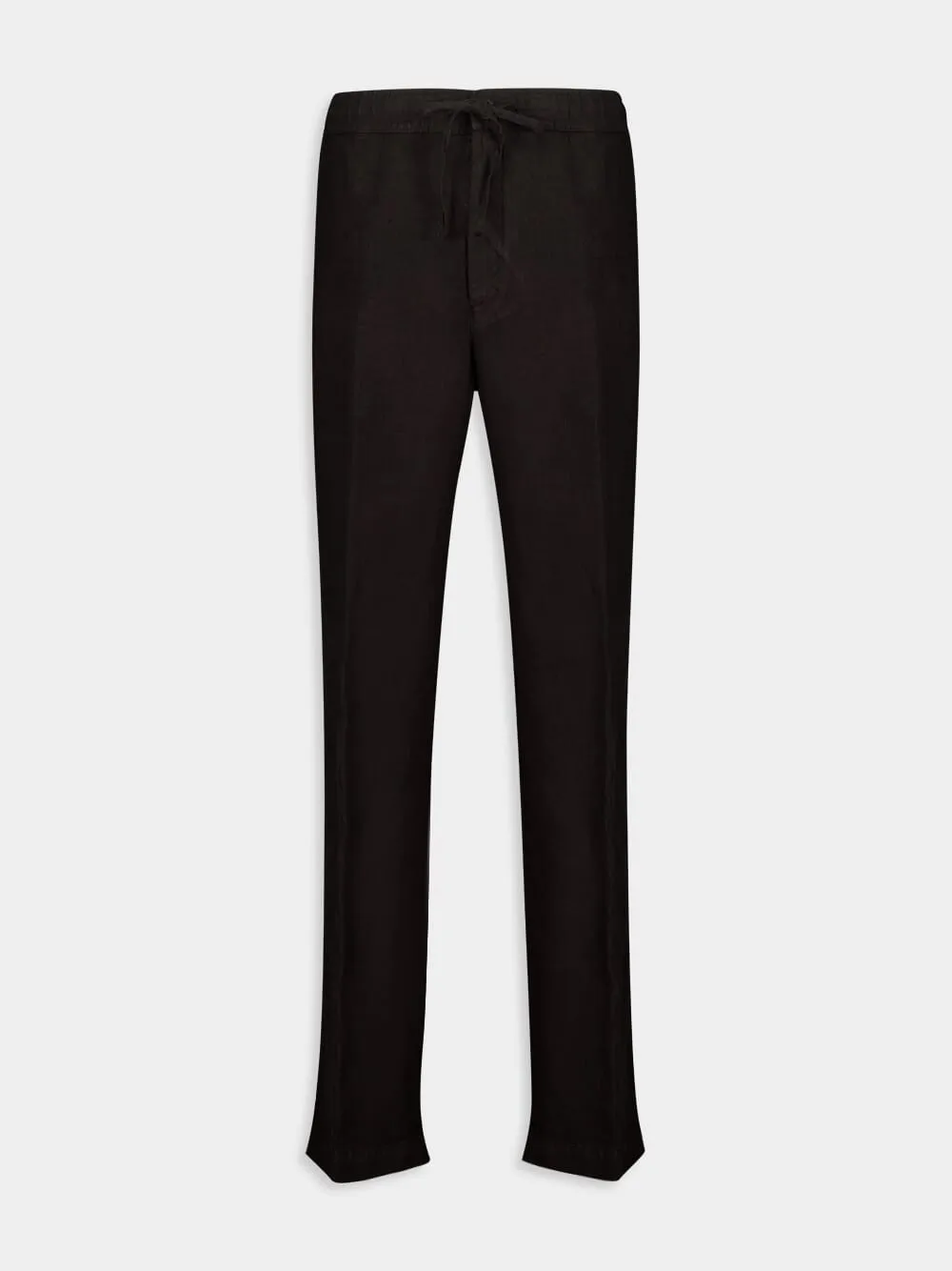 Black Casual Fit Linen Pants Bottoms Mens - cheap mens shorts online