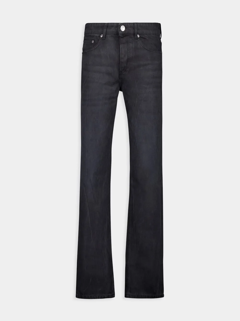 Black Classic Fit Jeans Bottoms Mens - cheap mens shorts online