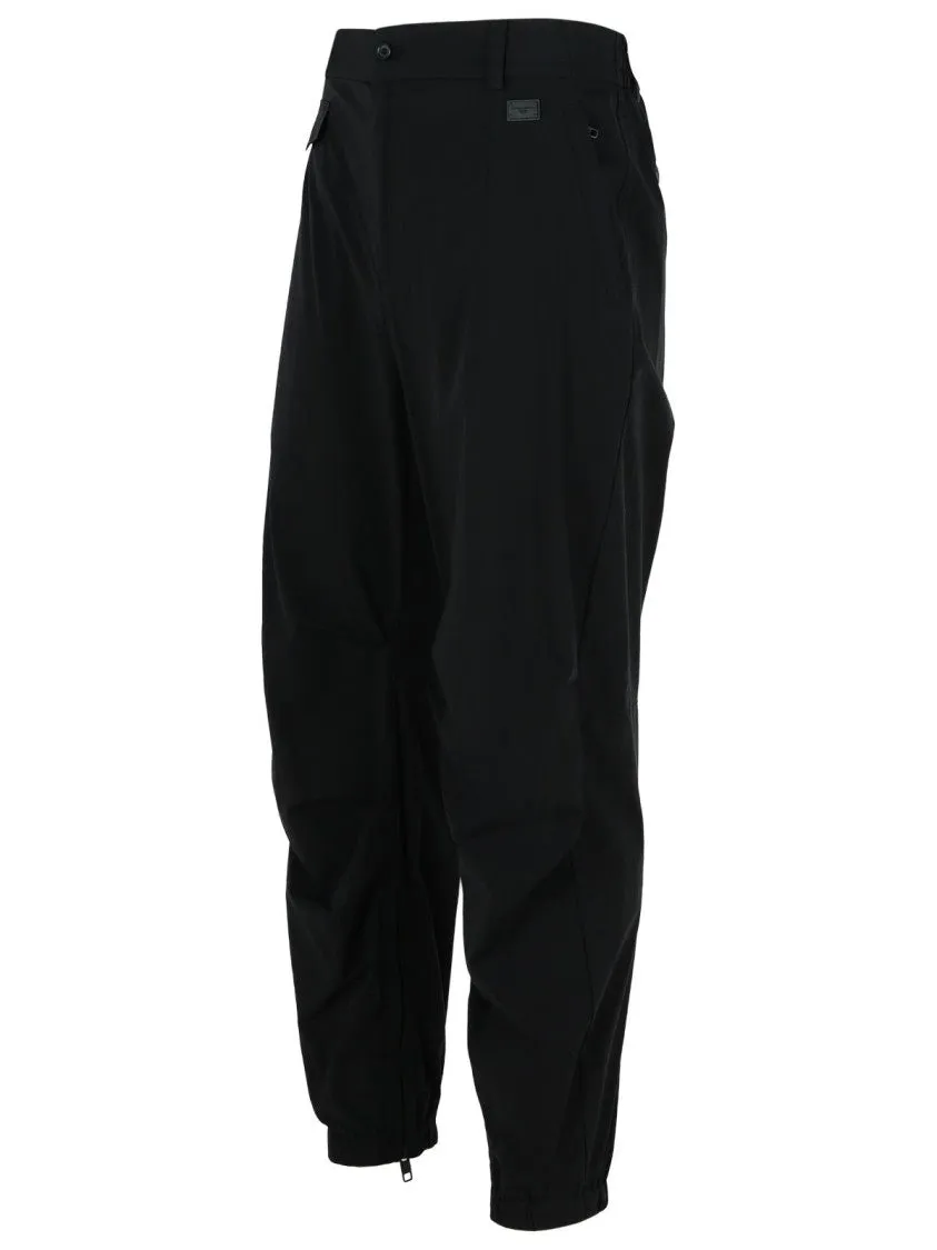 Black Nylon Pants