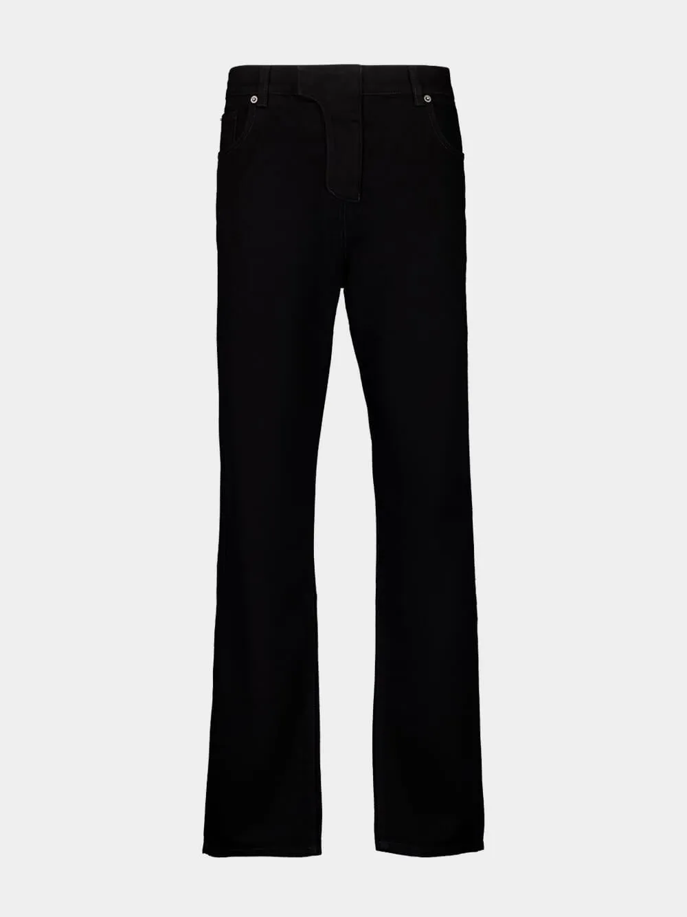 Black Regular-Fit Denim Jeans Bottoms Mens - cheap mens shorts online