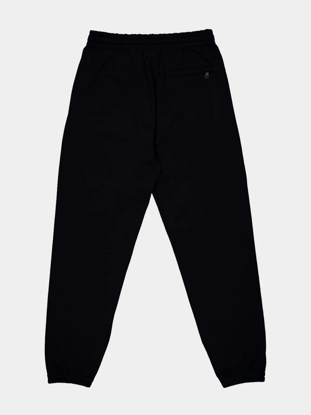 Black Stretch Jersey Jogging Pants