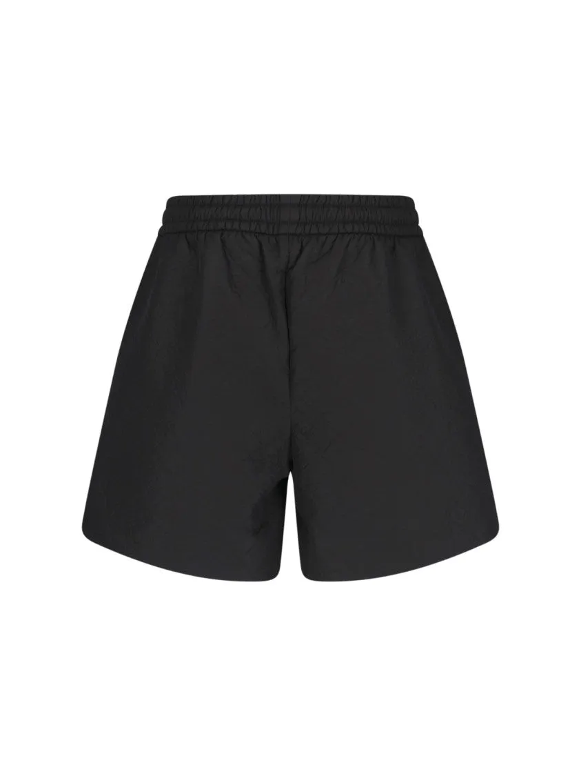 Black Trousers With Textured Finish