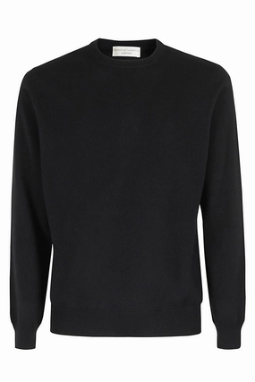 Black Cashmere Crew Neck Sweater cashmere sweaters sale