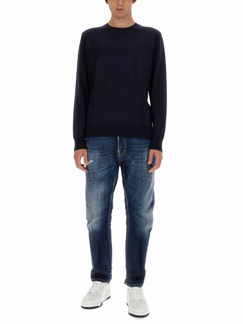Black Wool Jersey