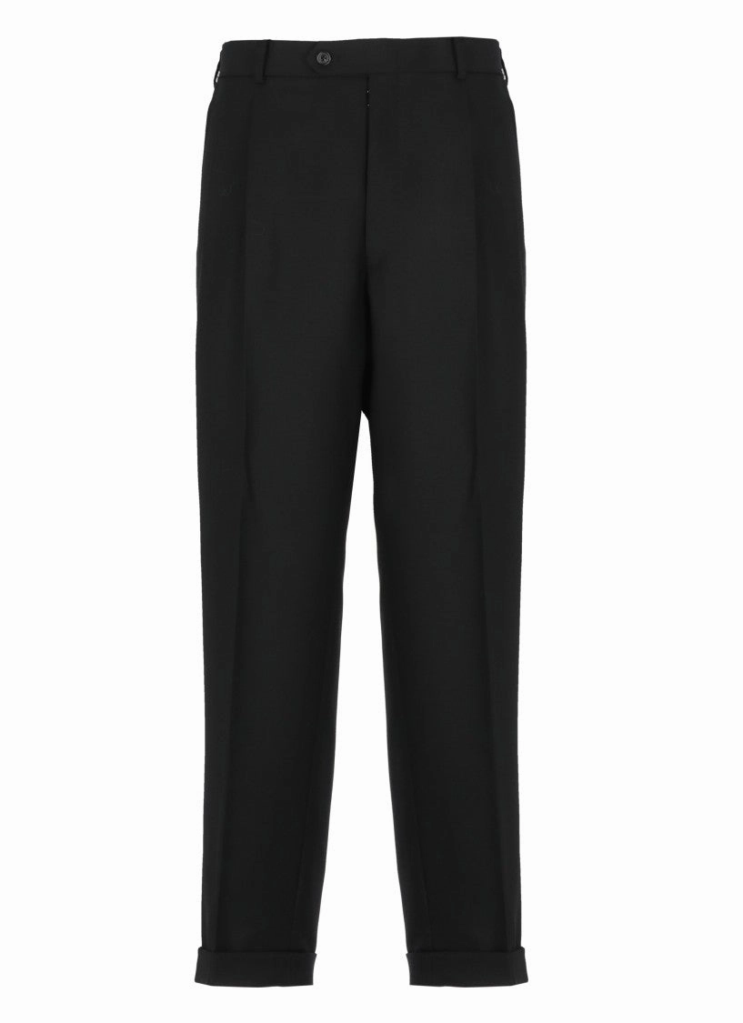 Black Wool Pants