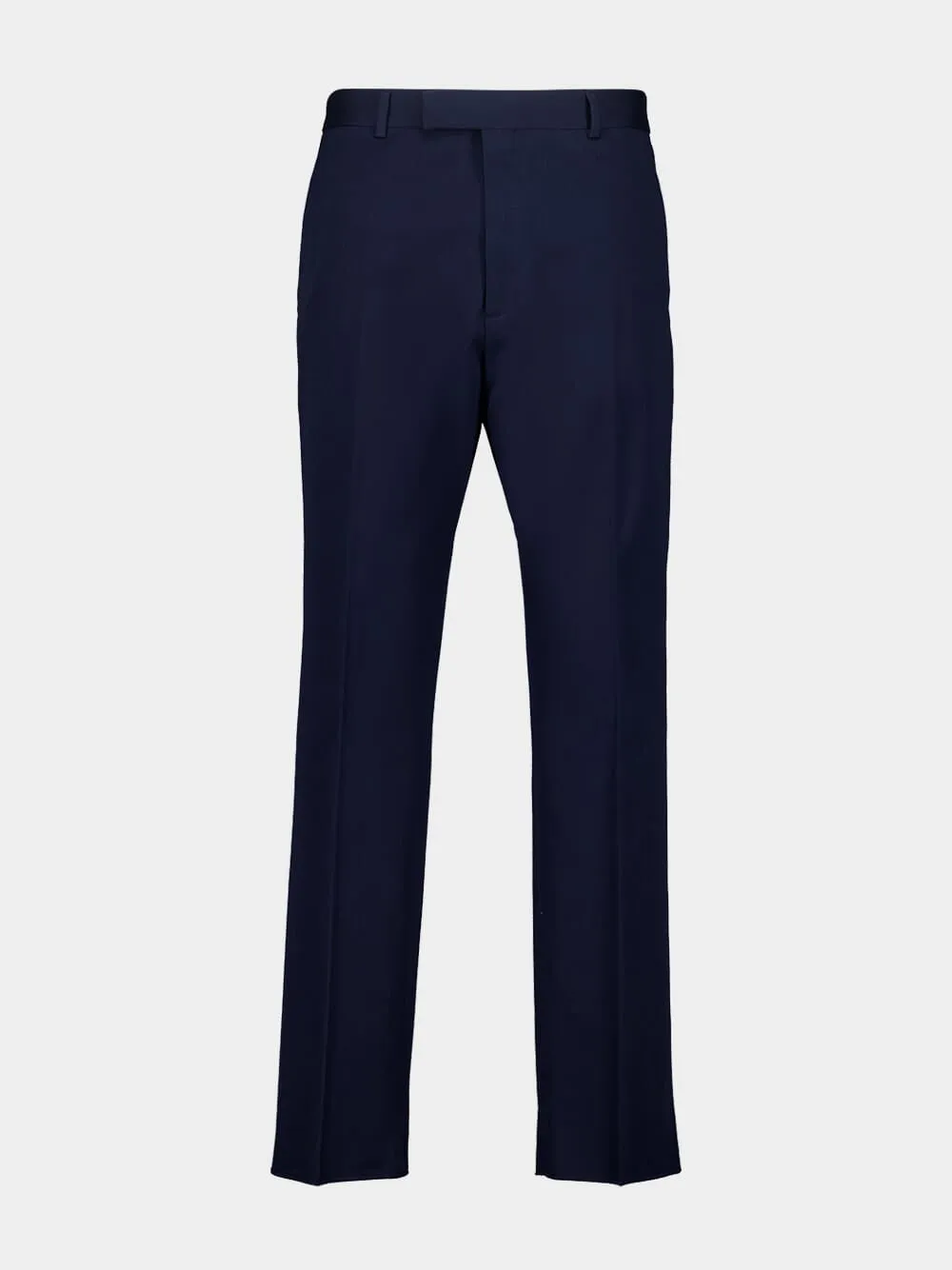 Blue Cotton Gabardine Pant with Web Bottoms Mens - cheap mens shorts online