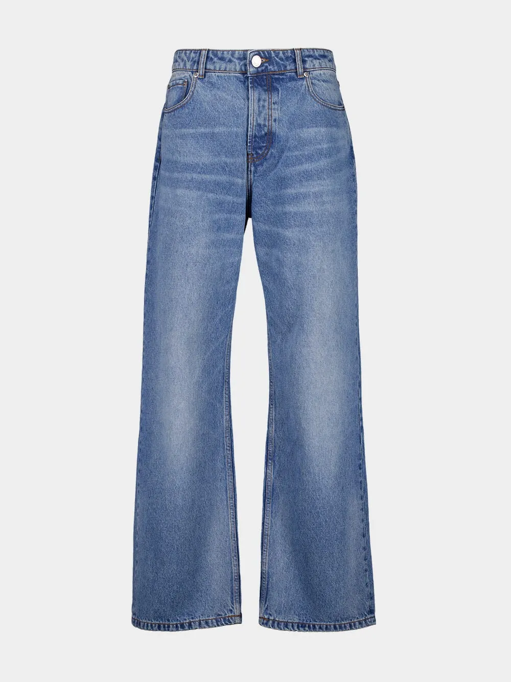 Blue Large Fit Jeans Bottoms Mens - cheap mens shorts online