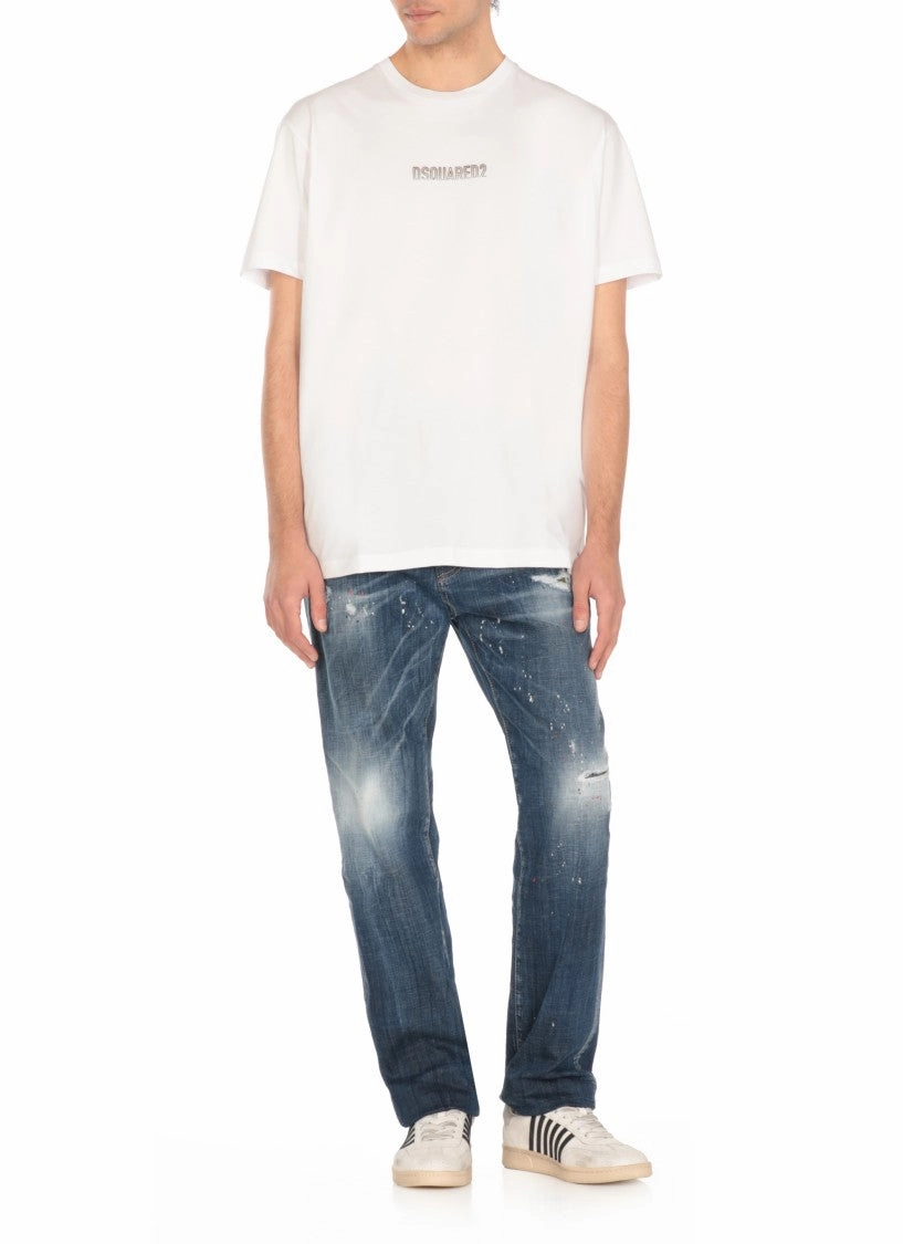 Blue Cotton Jeans