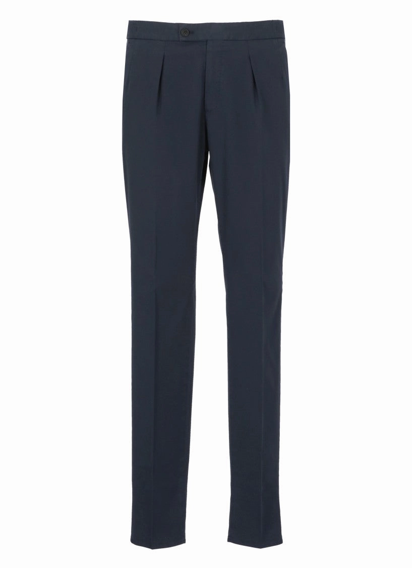 Blue Cotton Pants