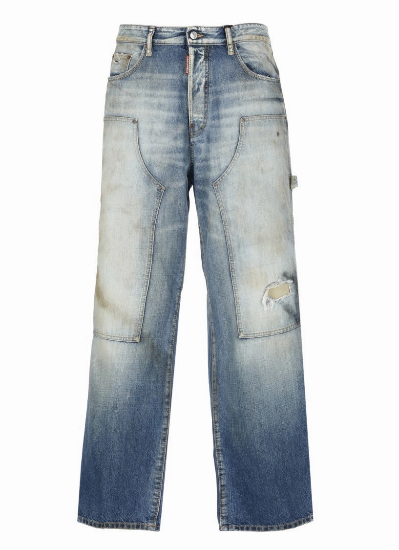 Blue Loose Carpenter Jeans