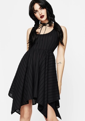 Blythe Handkerchief Hem Mini Dress Dresses Womens - summer dresses discount