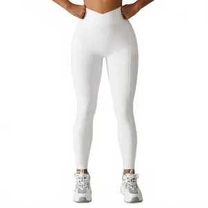 Body Pocket Leggings In White Activewear Womens - gym outfits discount