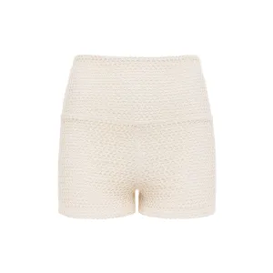 Bone Crochet Micro Bike Short Activewear Womens - gym outfits discount