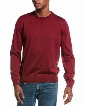 BOSS Hugo Boss Botto Wool Crewneck Sweater chunky knit discount