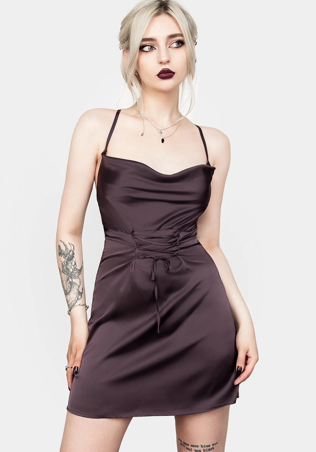 BOULEVARD MINI COWL DRESS Dresses Womens - beach dresses cheap