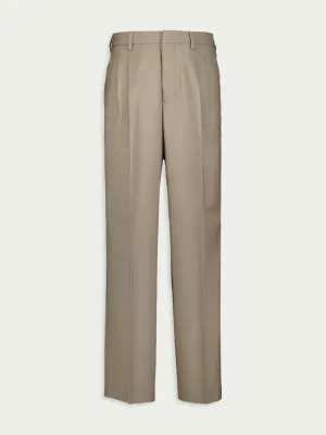 Box-Pleat Wool Tailored Trousers Bottoms Mens - cheap mens shorts online