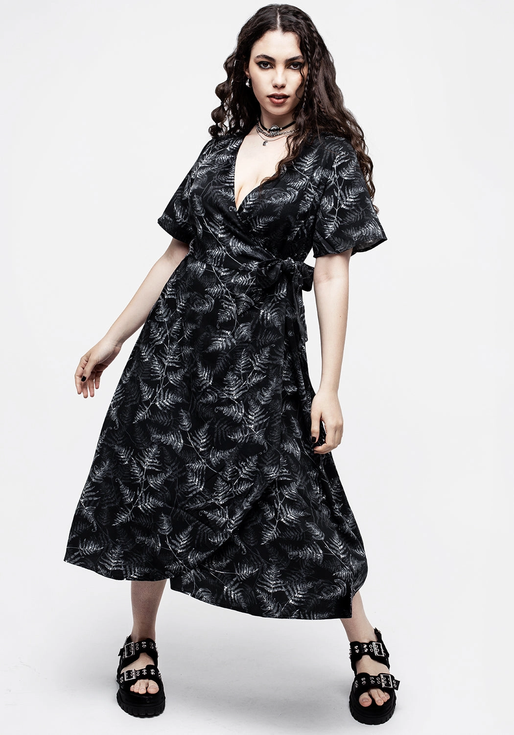 Bracken Wrap Midi Dress Dresses Womens - beach dresses cheap