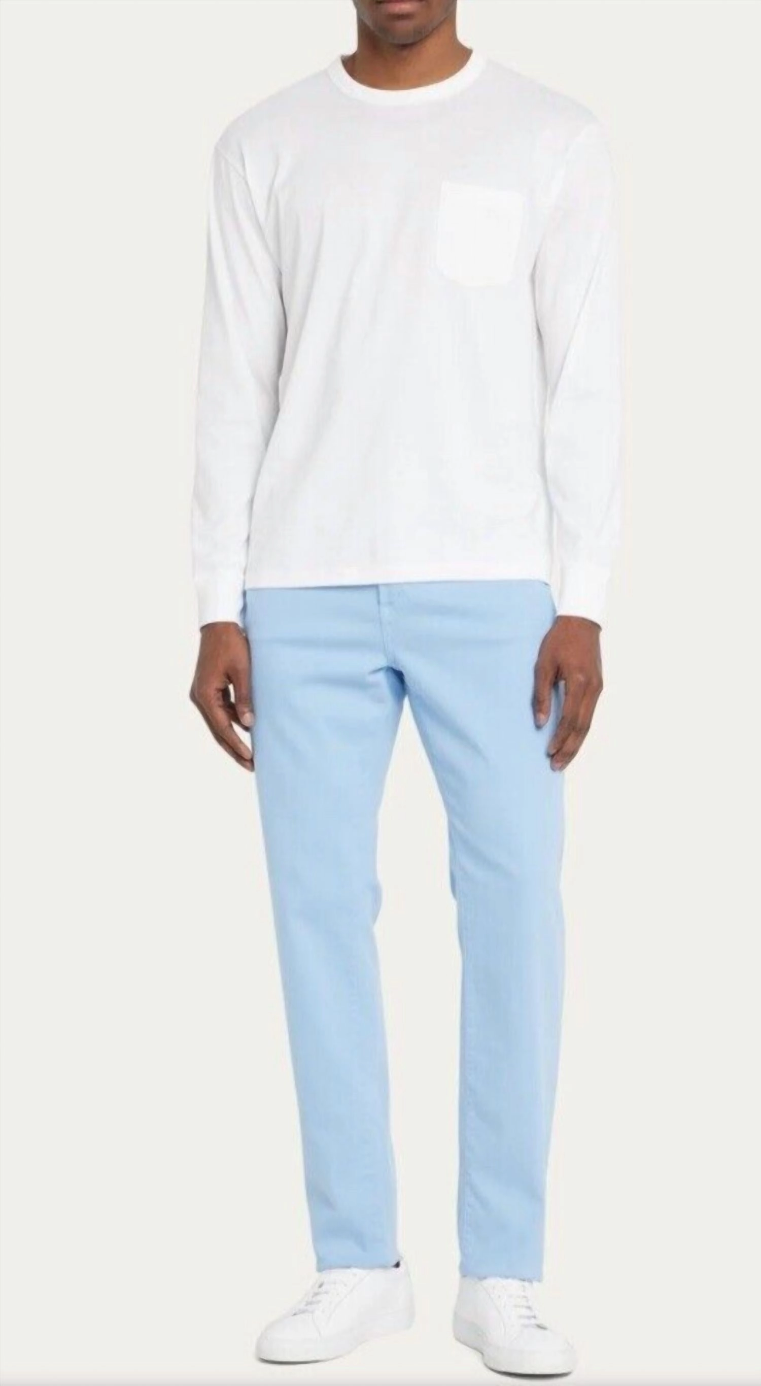 Brando Parisian Luxe Jean In Pastel Blue