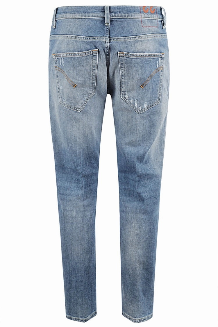 Brighton Carrot Fit Darned Light Blue Denim Jeans