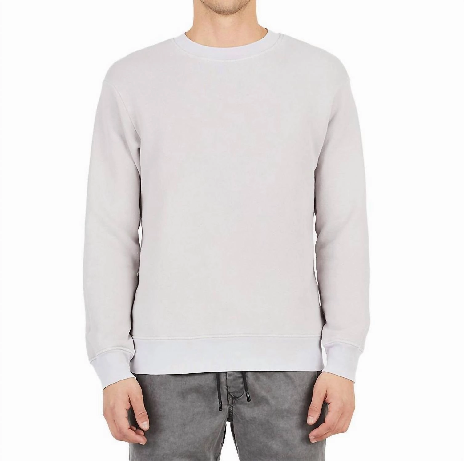 Bronx Crew Sweatshirt In Vintage White Stone