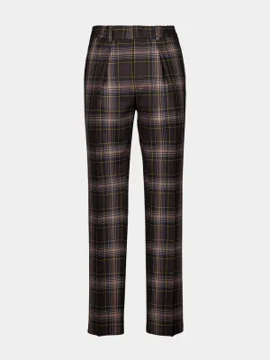Brown Tartan Trousers Bottoms Mens - cheap mens shorts online