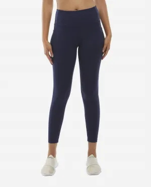 Brushed 7/8 Leggings In Dark Navy Activewear Womens - gym outfits discount