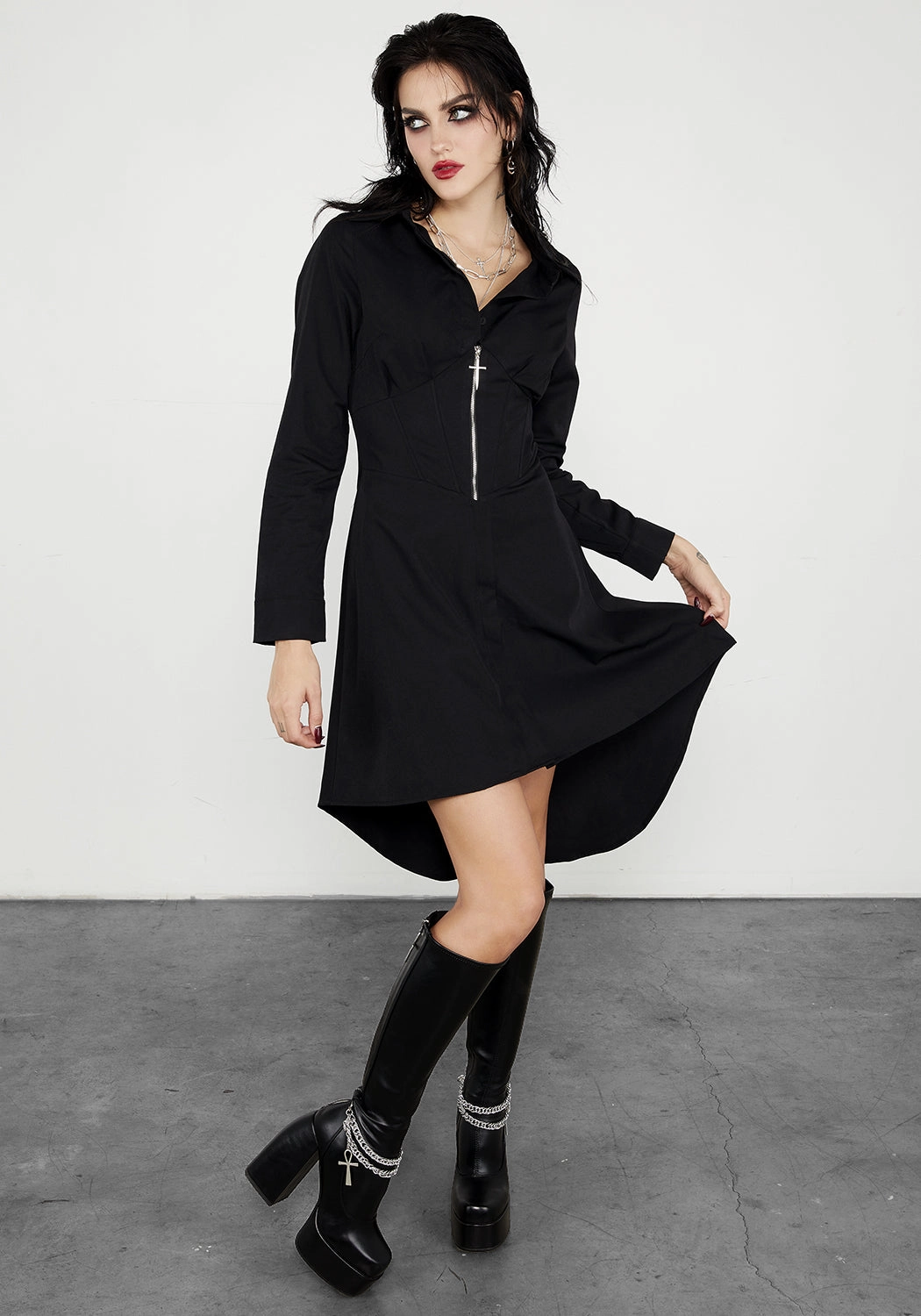 Bullet Corset Shirt Dress Dresses Womens - beach dresses cheap