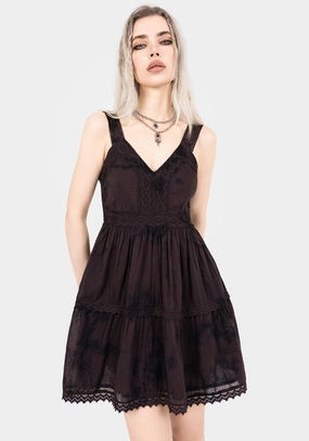 Burnout Tie Dye Cotton Mini Dress Dresses Womens - summer dresses discount